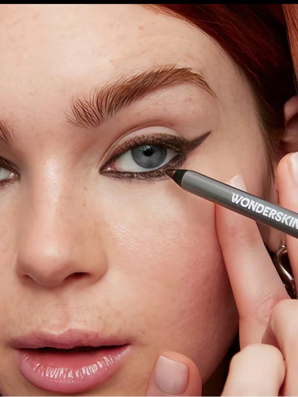Wonderskin 1440 Longwear Waterproof Eyeliner – pencil black truffle (black silve